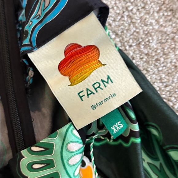 FARM RIO Multicolor Sweet Mermaids Asymmetric Jumpsuit NWT XXS - Picture 7 of 10